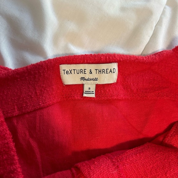 Madewell Texture & Thread Cap Sleeve Button Down Blouse - Picture 5 of 8